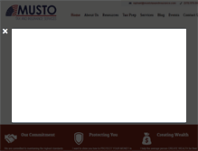 Tablet Screenshot of mustotaxandinsurance.com